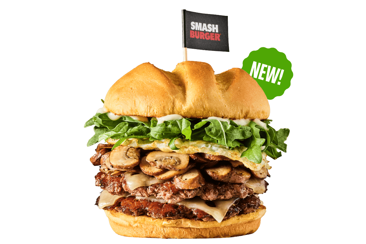 DOUBLE EGG TRUFFLE MUSHROOM SMASH