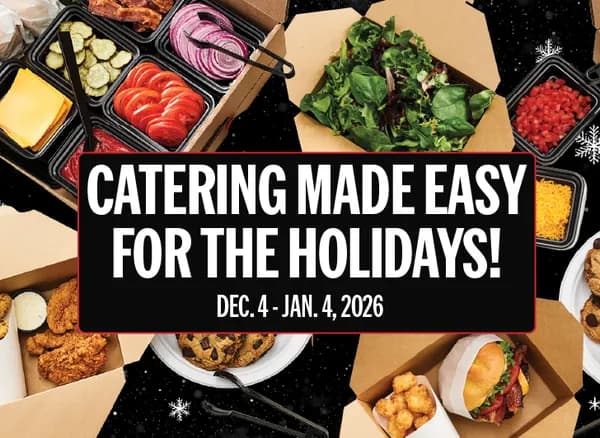 Catering made easy for the holidays 12.4-1.4