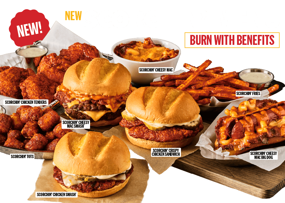 New scorchin line up Burn with benefits
