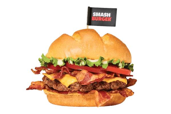 Single bacon stack smash burger
